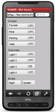 it’s easy to manage lighting control system via mobile phone!